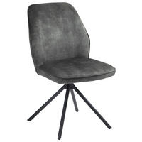 Stuhl Mailand moosgrün Microfaser B/H/T: ca. 53x89x64 cm Mailand - moosgrün (53,00/89,00/64,00cm)