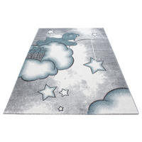 Ayyildiz Teppich KIDS blau B/L: ca. 120x170 cm KIDS - blau (120,00/170,00cm) - Ayyildiz