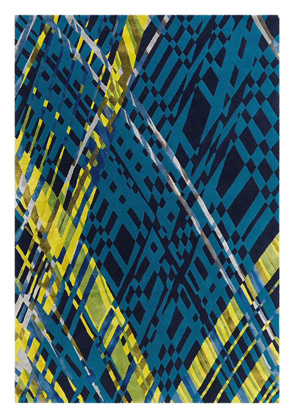 Arte Espina Kurzflorteppich Diamond 8050 blau B/L: ca. 120x180 cm Diamond 8050 - blau/mehrfarbig (120,00/180,00cm) - Arte Espina