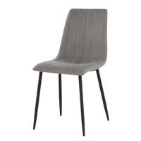 Stuhl  hellgrau B/H/T: ca. 44x87x59 cm Thea_Stuhl - hellgrau/schwarz (44,00/87,00/59,00cm)