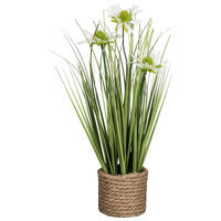 Kunstpflanze grün Kunststoff Rudbeckiengras - grün