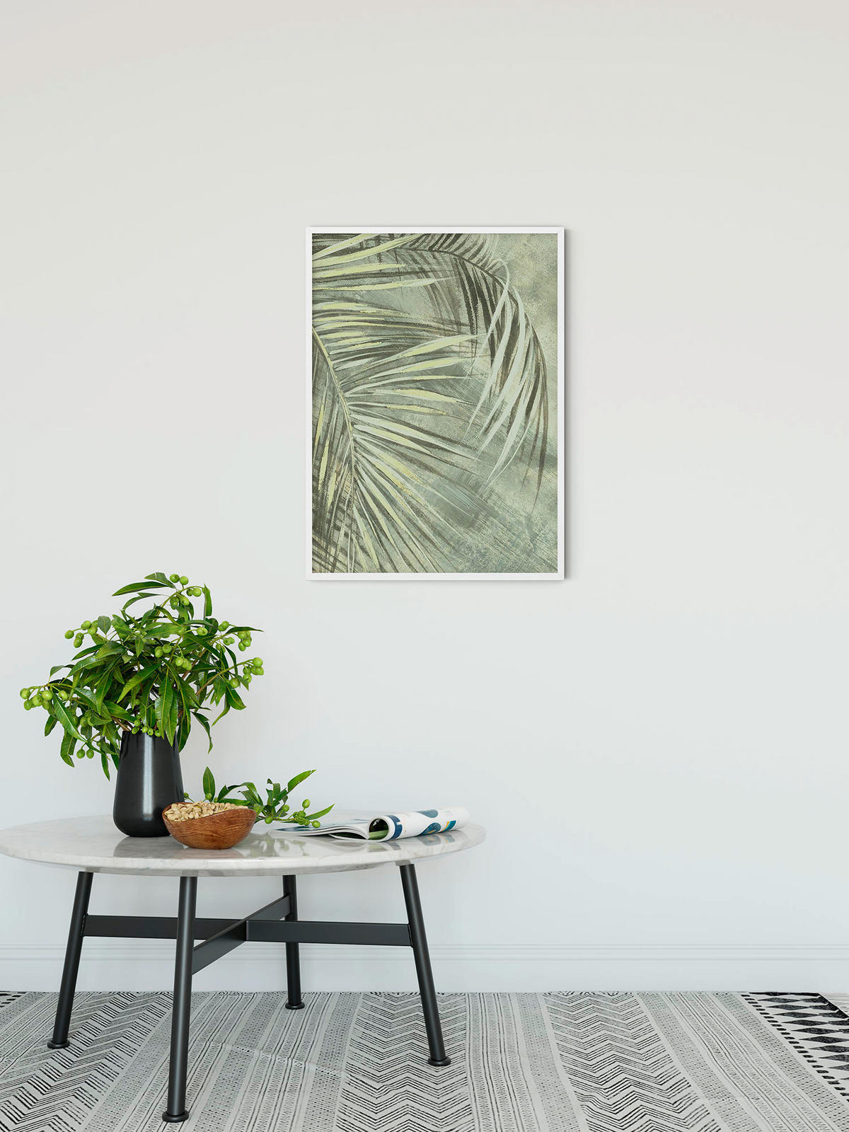 Komar Poster La Réunion Palmen B/L: ca. 30x40 cm La Réunion - (30,00/40,00cm) - Komar