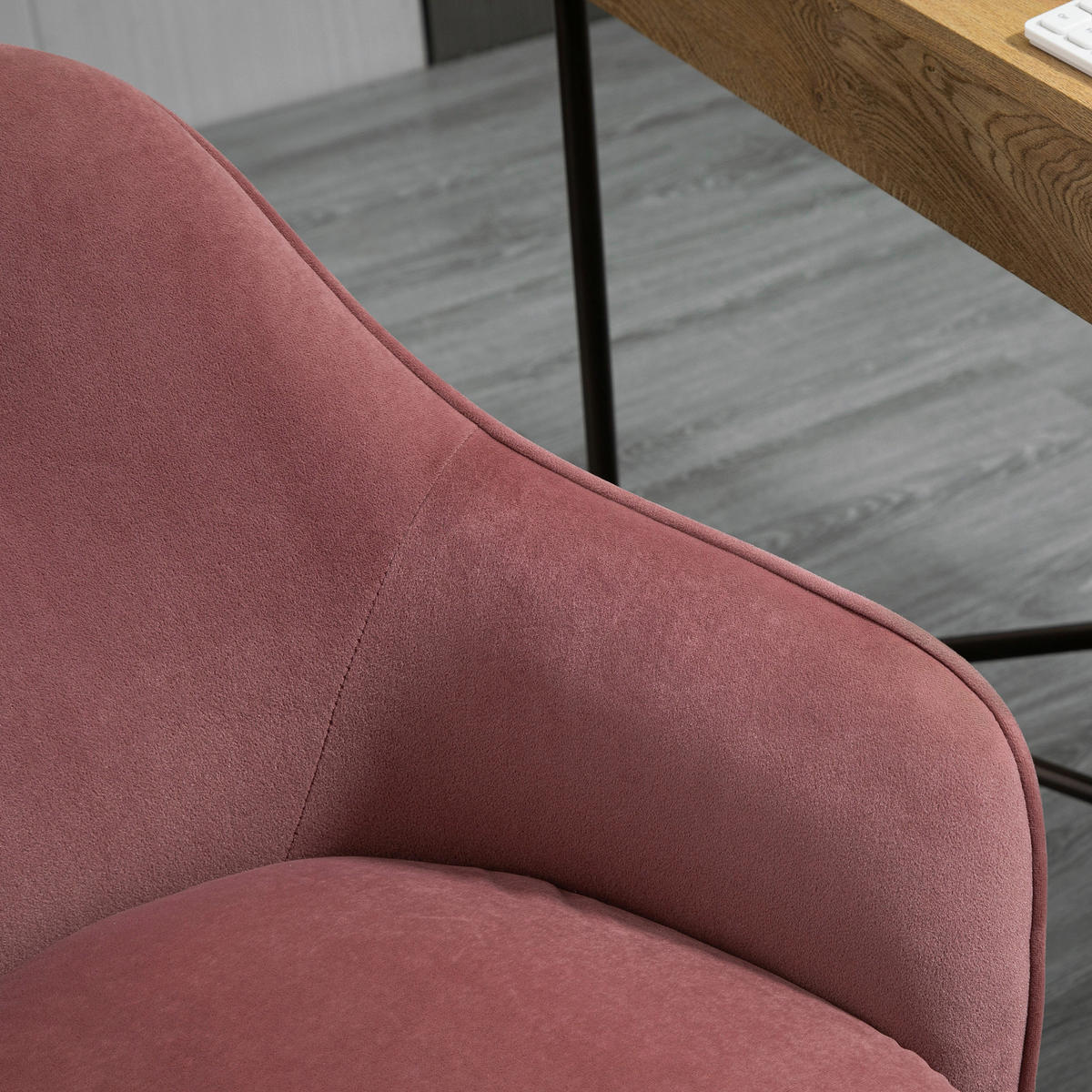 Drehstuhl 921-459RD rot 921-459RD - rot (61,00/80,50/59,00cm) - Vinsetto