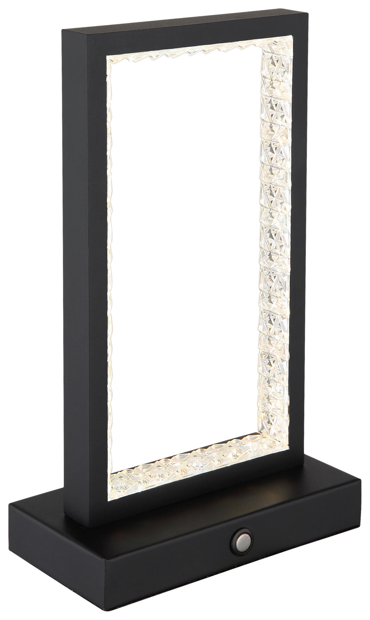 GLOBO LED-Tischleuchte transparent silber Acryl Aluminium B/H/T: ca. 7,5x23x14 cm SAMEGA - transparent/silber (7,50/23,00/14,00cm) - GLOBO