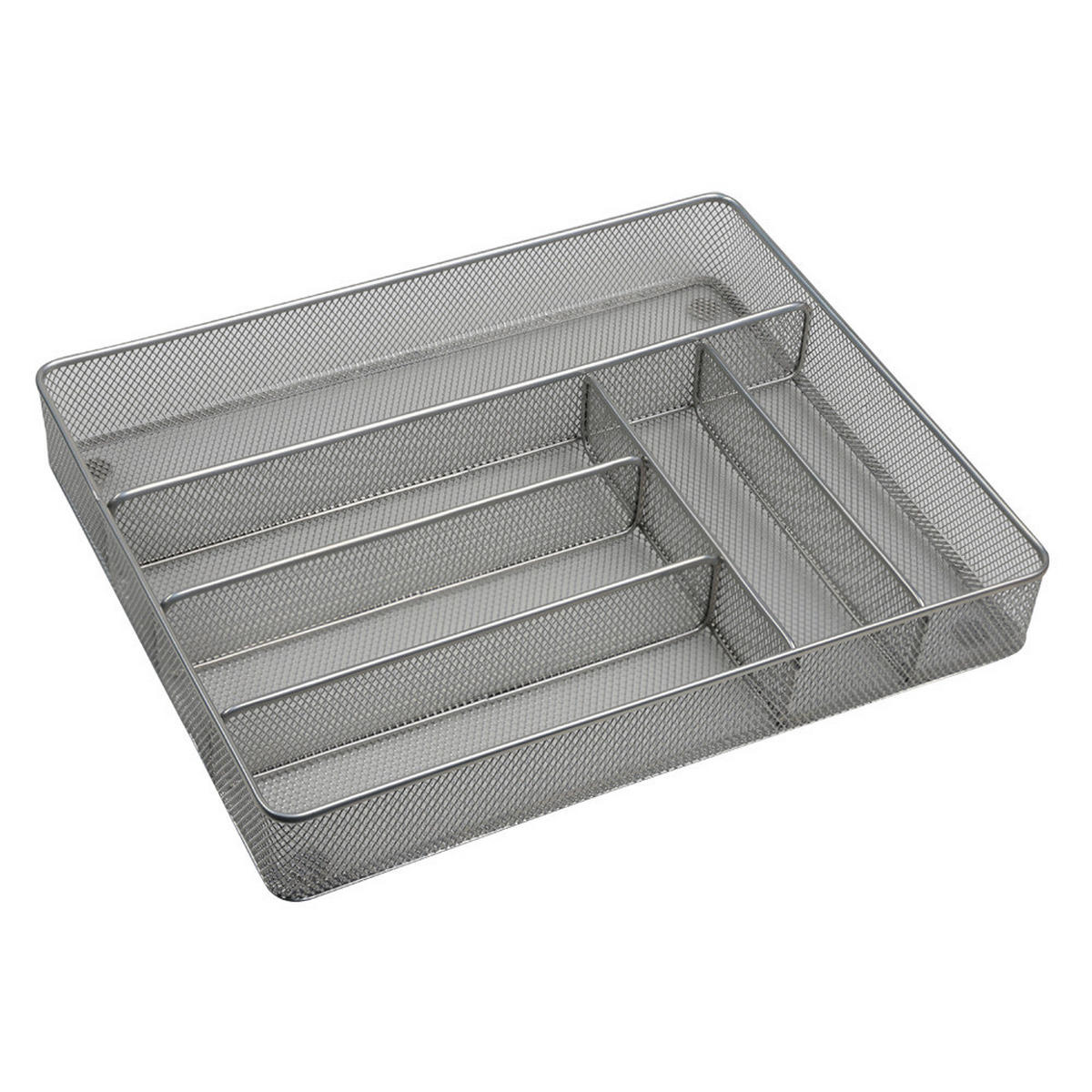 Kesper Besteckkasten silber Metall B/H/L: ca. 30,5x5,5x36,8 cm Besteckkasten - silber (36,80/30,50/5,50cm) - Kesper