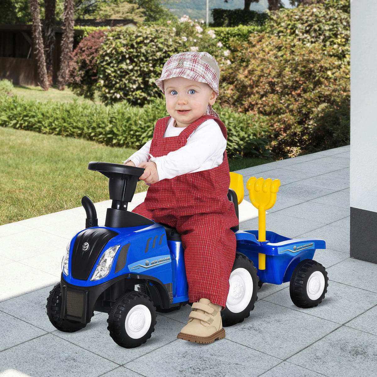 HOMCOM Kinder-Rutschauto Rutschauto - (91,00/29,00/44,00cm) - HOMCOM