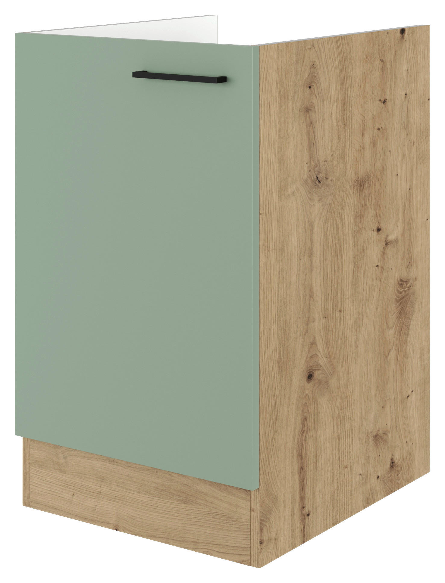 Flex-Well Spülenschrank Cara grün B/H/T: ca. 50x82x57 cm Cara - Eiche/schwarz (50,00/82,00/57,00cm) - Flex-Well