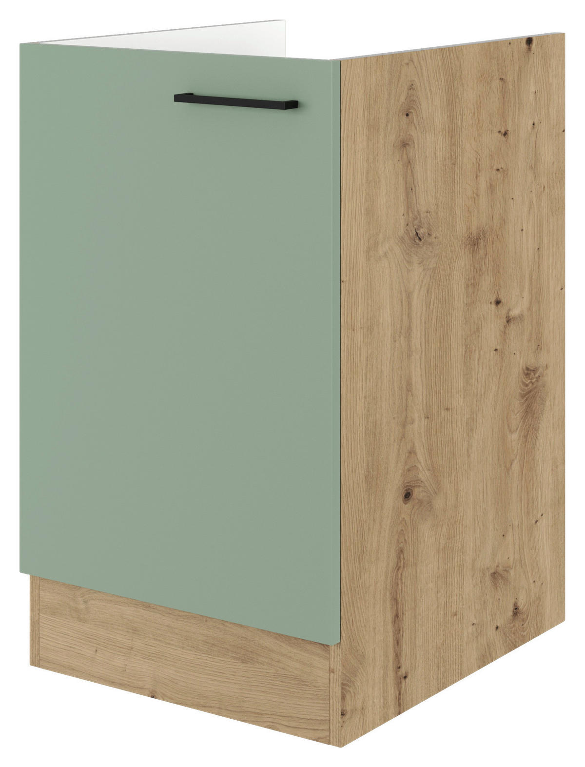 Flex-Well Spülenschrank Cara grün B/H/T: ca. 50x82x57 cm Cara - Eiche/schwarz (50,00/82,00/57,00cm) - Flex-Well