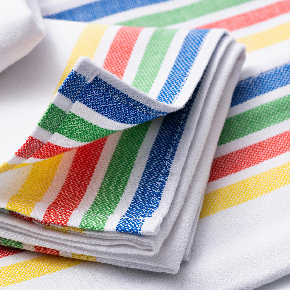 BENETTON Platzmattenset Rainbow multicolor Baumwolle B/L: ca. 30x45 cm Rainbow - multicolor (30,00/45,00cm) - BENETTON