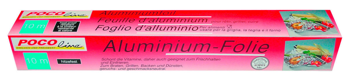 Alufolie B/H/T: ca. 31x4,5x4,5 cm Alufolie - (31,00/4,50/4,50cm)