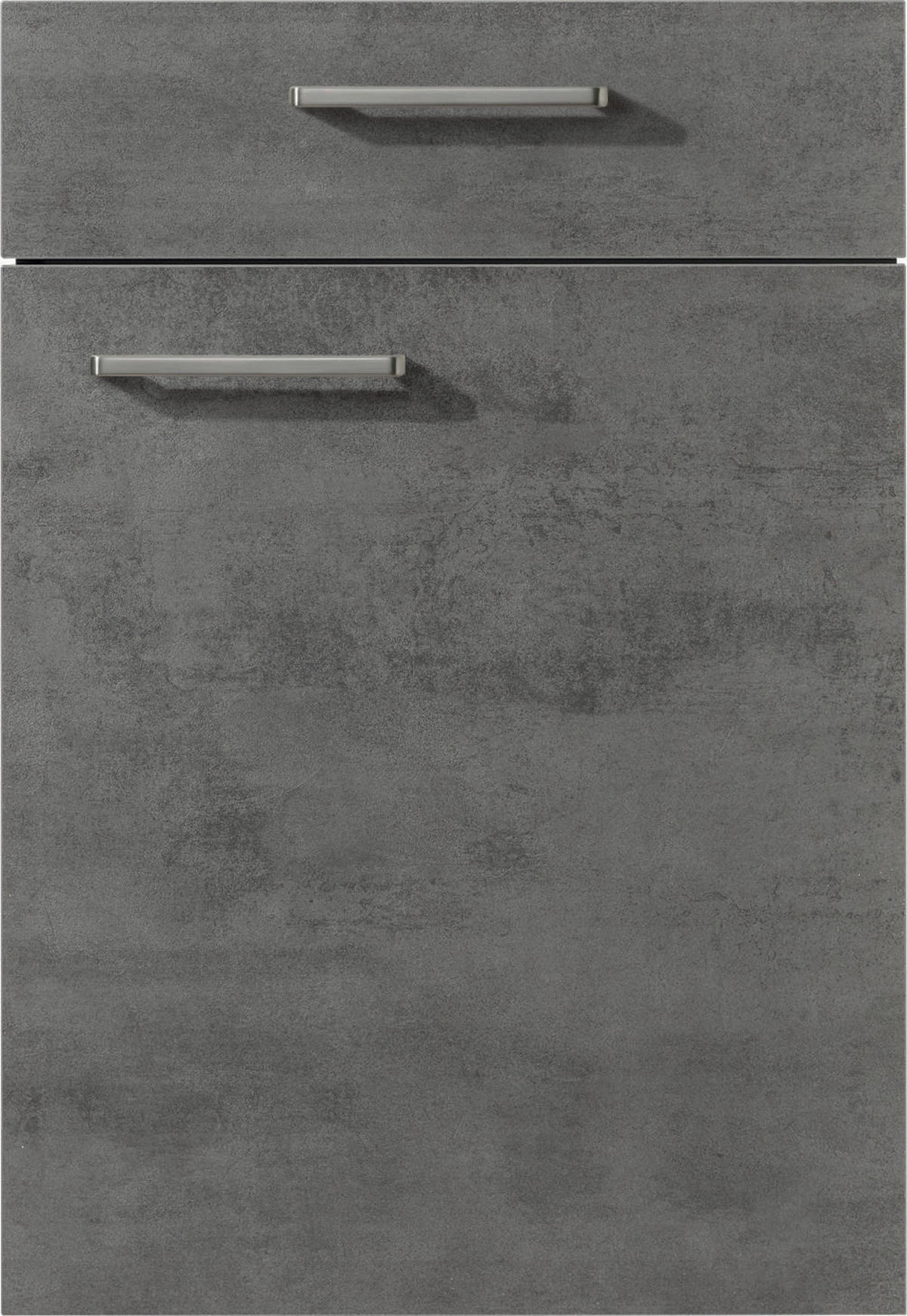 nobilia Winkelküche Riva Weißbeton Nachbildung B/T/L: ca. 275x60x175 cm Riva - schwarz/Weißbeton (275,00/175,00cm) - nobilia