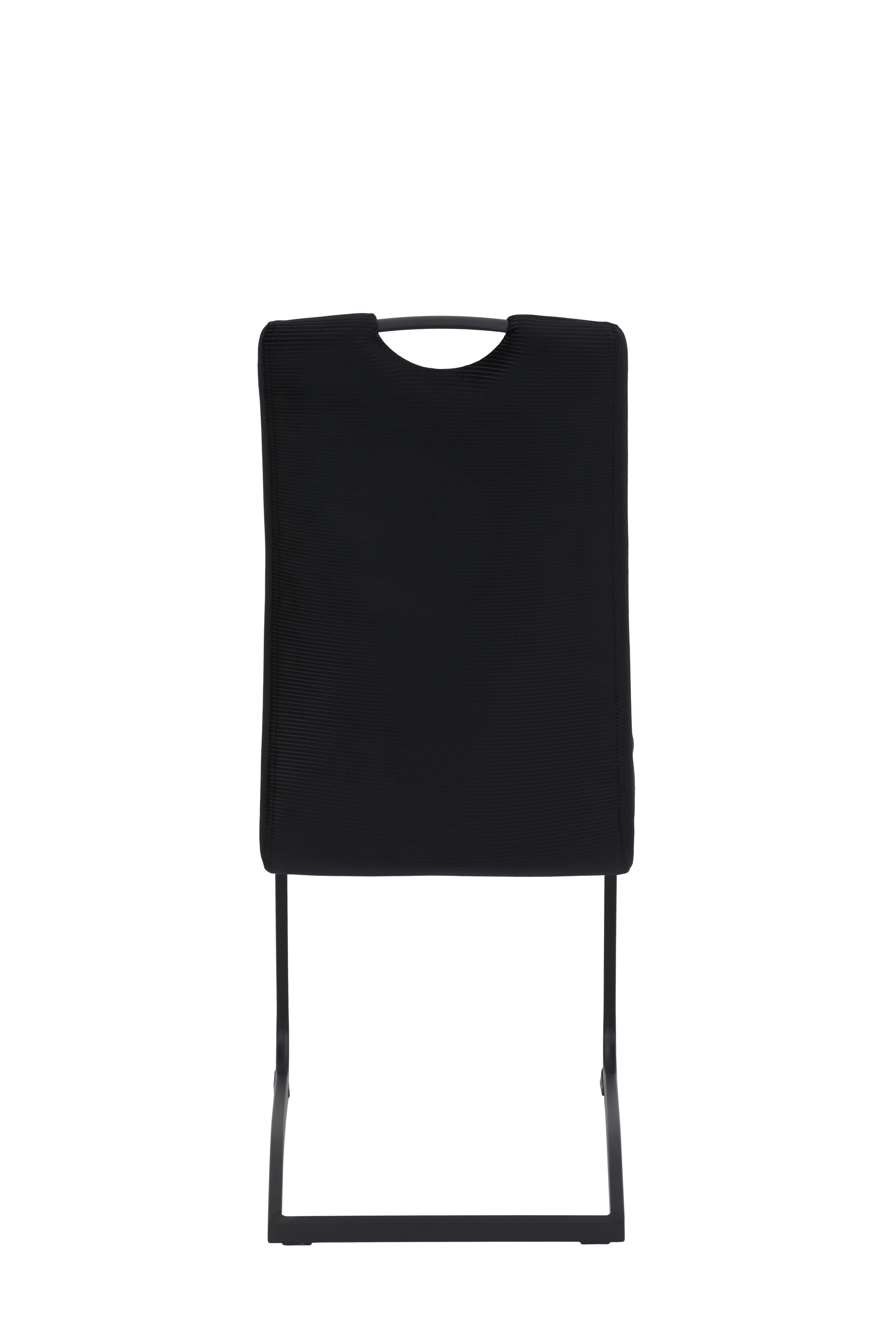 Thumbnail - Schwingstuhl Riga schwarz schwarz Samt Metall