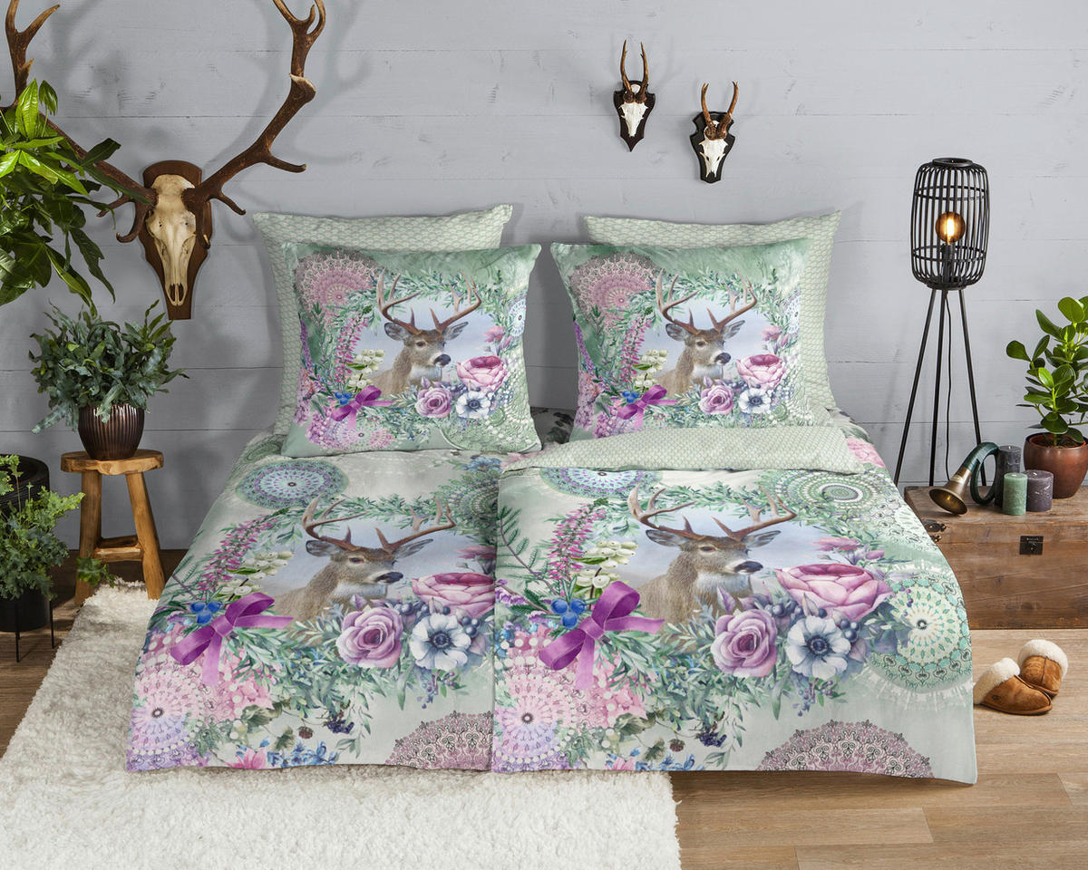Baumwoll Bettwäsche Romini Flanell Romini - Multi (135,00/200,00cm) - HIP