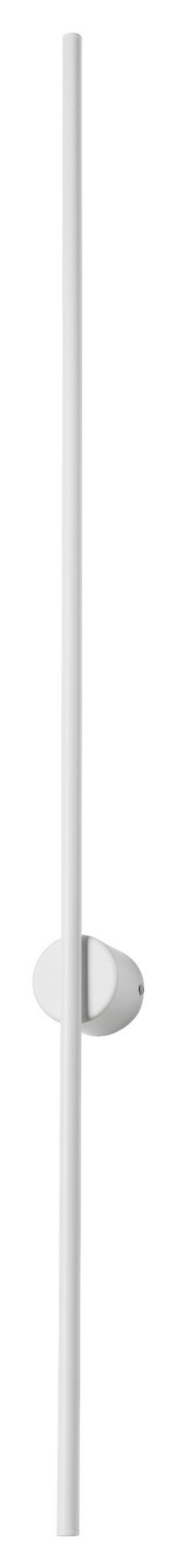 Lamkur LED-Wandleuchte weiß PVC Holz B/H/L: ca. 7x120x7 cm LANA - weiß (7,00/7,00/120,00cm) - Lamkur