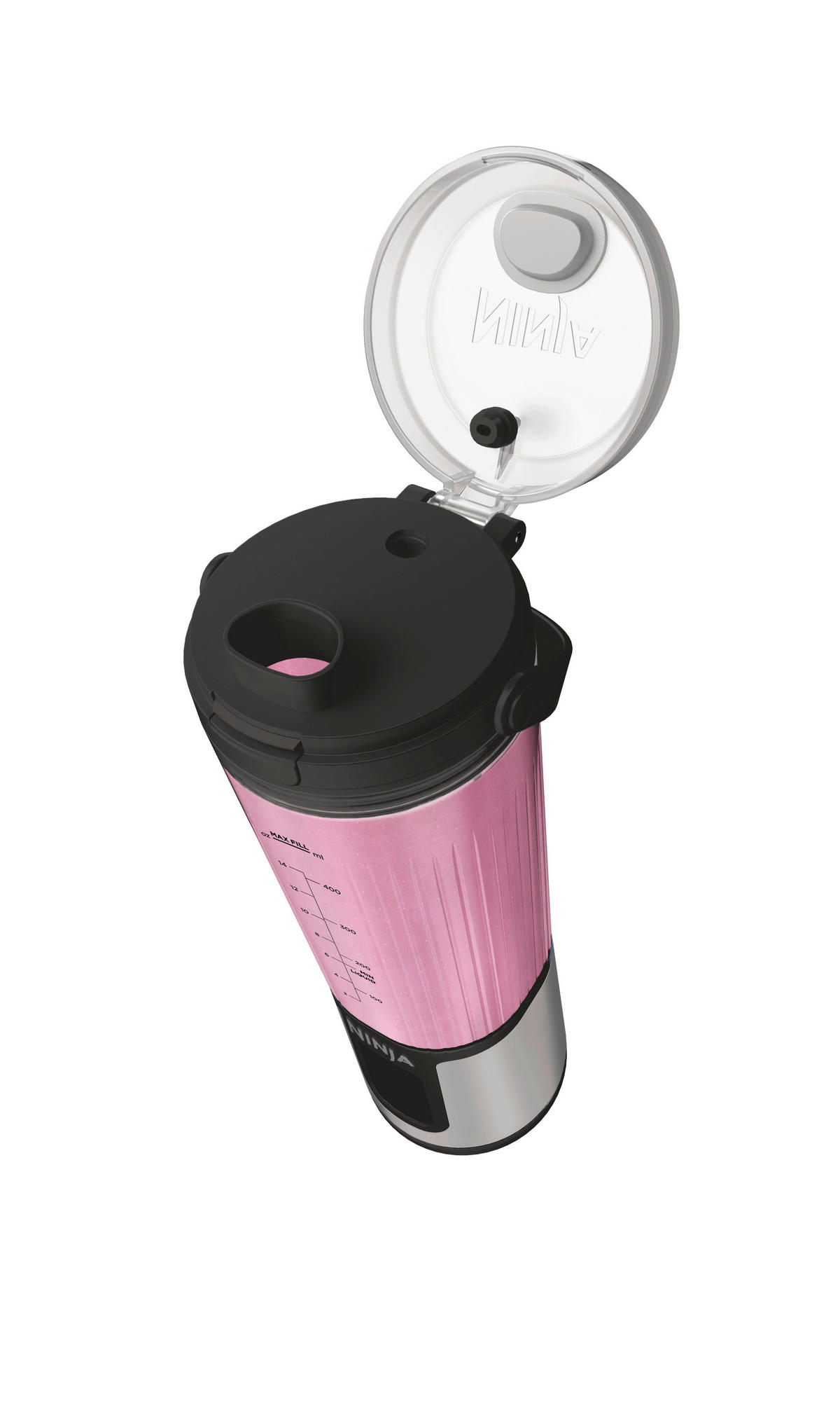 Ninja Standmixer schwarz Kunststoff Edelstahl B/H/L: ca. 9x27x8,5 cm Blast BC151EUBK - schwarz (8,50/9,00/27,00cm) - Ninja