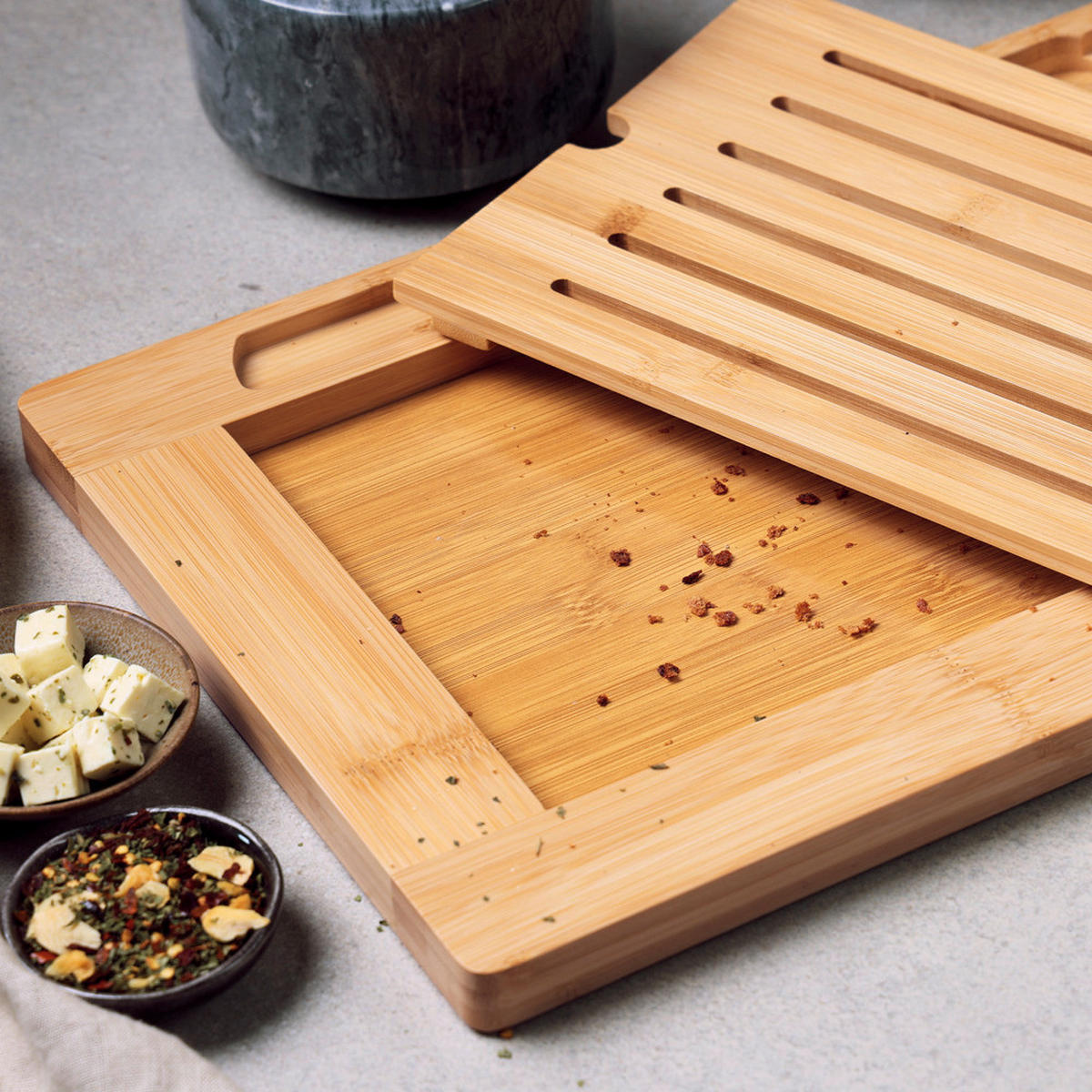 Kesper Schneidbrett Schneidebrett - natur (28,00/42,00/2,00cm) - Kesper