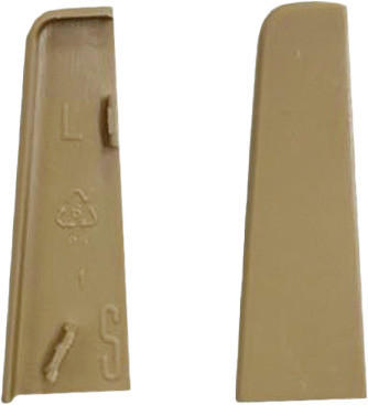 Endkappe Eiche L/B/H: ca. 1x1x5,8 cm Endkappe Eiche 58mm (2 Stück) - Eiche (1,00/1,00/5,80cm)