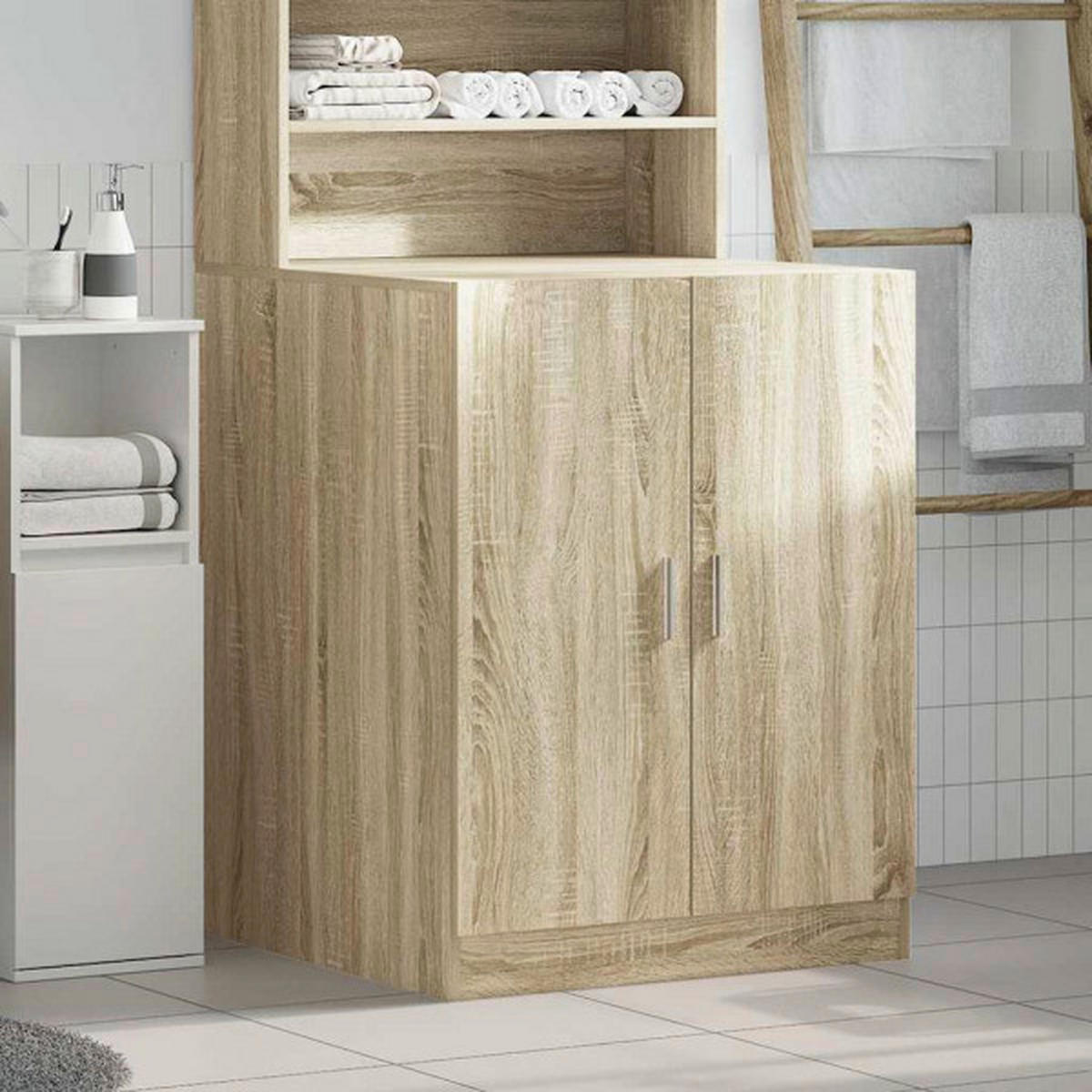 VidaXL Waschmaschinenschrank B/H/T: ca. 70,5x91,5x71,5 cm Waschmaschinenschrank - (70,50/91,50/71,50cm) - VidaXL