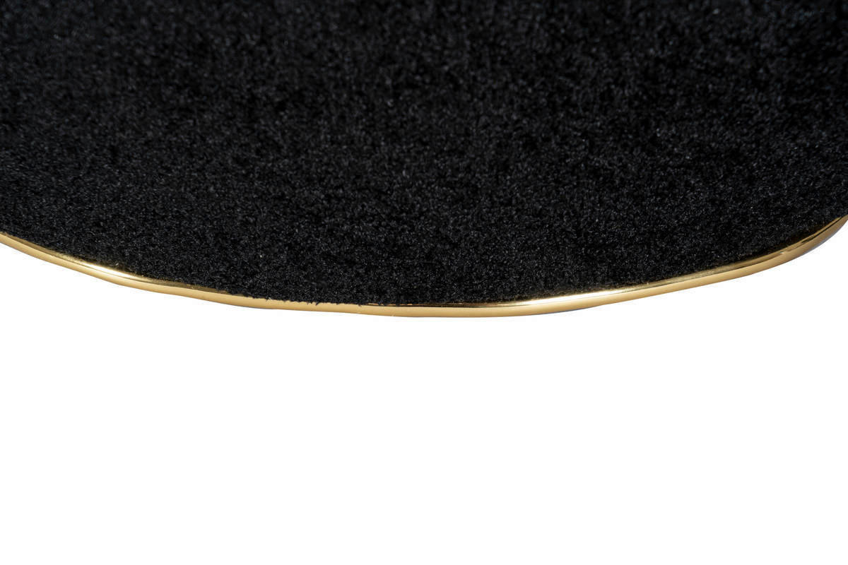 360 Living Hocker Contessa 110 schwarz gold B/H/T: ca. 60x42,5x60 cm Contessa 110 - gold/schwarz (60,00/42,50/60,00cm) - 360 Living
