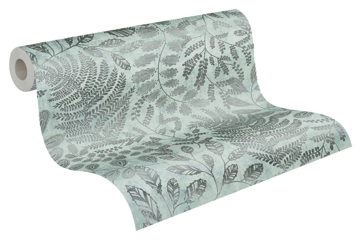 A.S.Création Vliestapete silber blau B/H/D: ca. 53x1005x8,3 cm Vliestapete - blau/silber (8,30/1005,00cm) - A.S.Creation