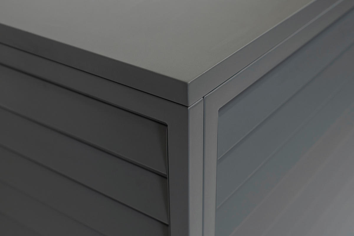 Westmann Verkleidung Wärmepumpe Boxa anthrazit B/H/L: ca. 140x97x56 cm Boxa - anthrazit (56,00/140,00/97,00cm) - Westmann