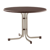 Sieger Boulevardtisch anthrazit Stahl H/D: ca. 72x100 cm Boulevardtisch_Sieger - anthrazit (100,00/72,00cm) - Sieger