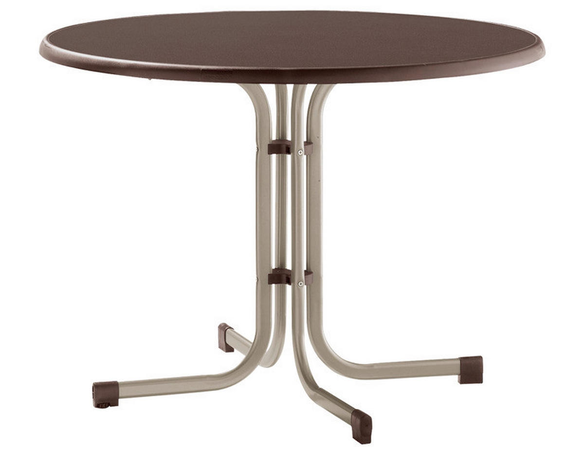 Sieger Boulevardtisch anthrazit Stahl H/D: ca. 72x100 cm Boulevardtisch_Sieger - anthrazit (100,00/72,00cm) - Sieger