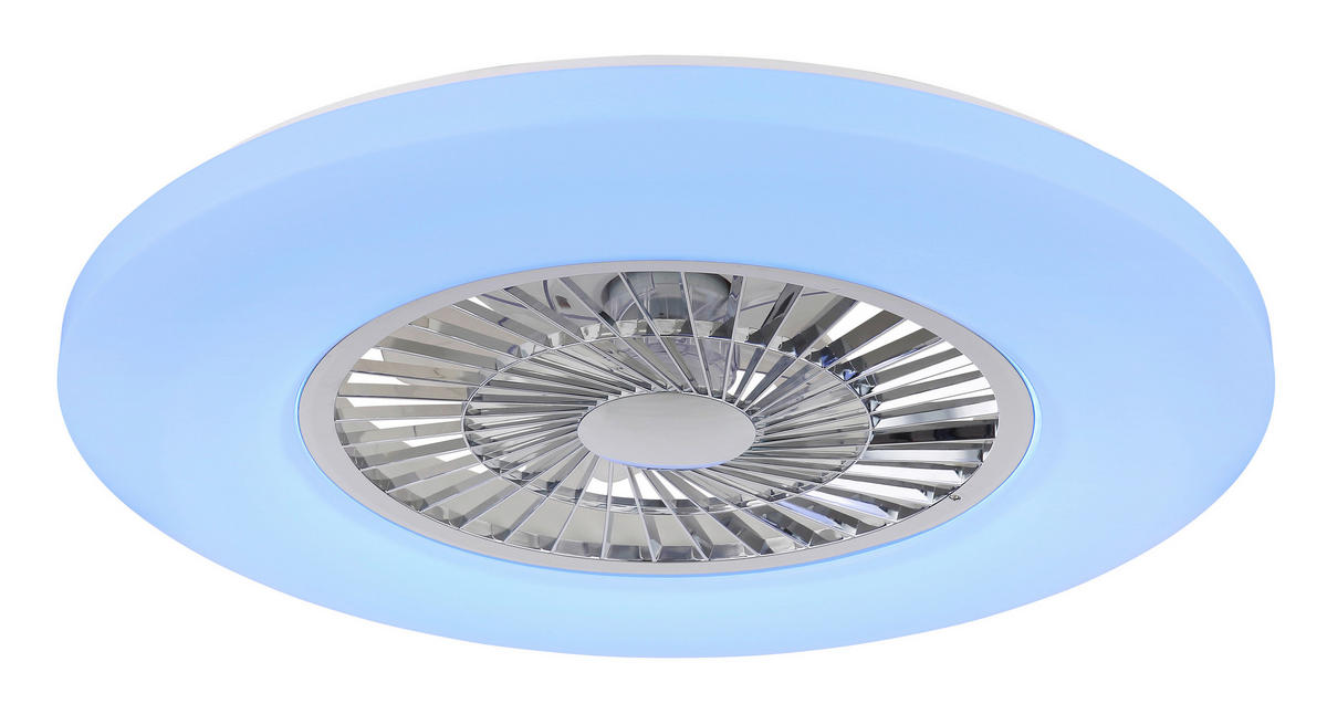 GLOBO LED-Deckenventilator ALVA 03649C Opal weiß H/D: ca. 15,4x59,5 cm max. 40 W ALVA - weiß/Opal (59,50/15,40cm) - GLOBO