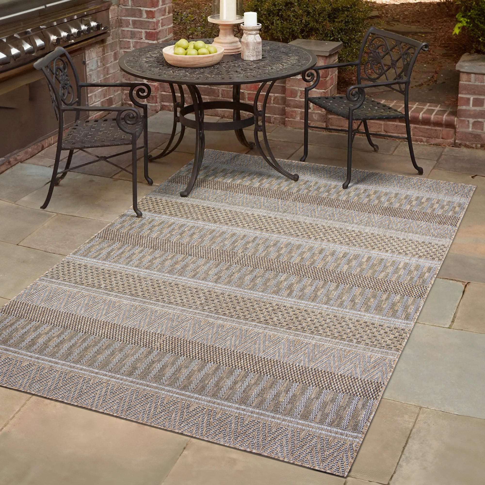 Sanat Outdoorteppich MELISSA braun B/L: ca. 240x330 cm MELISSA - braun (240,00/330,00cm) - Sanat