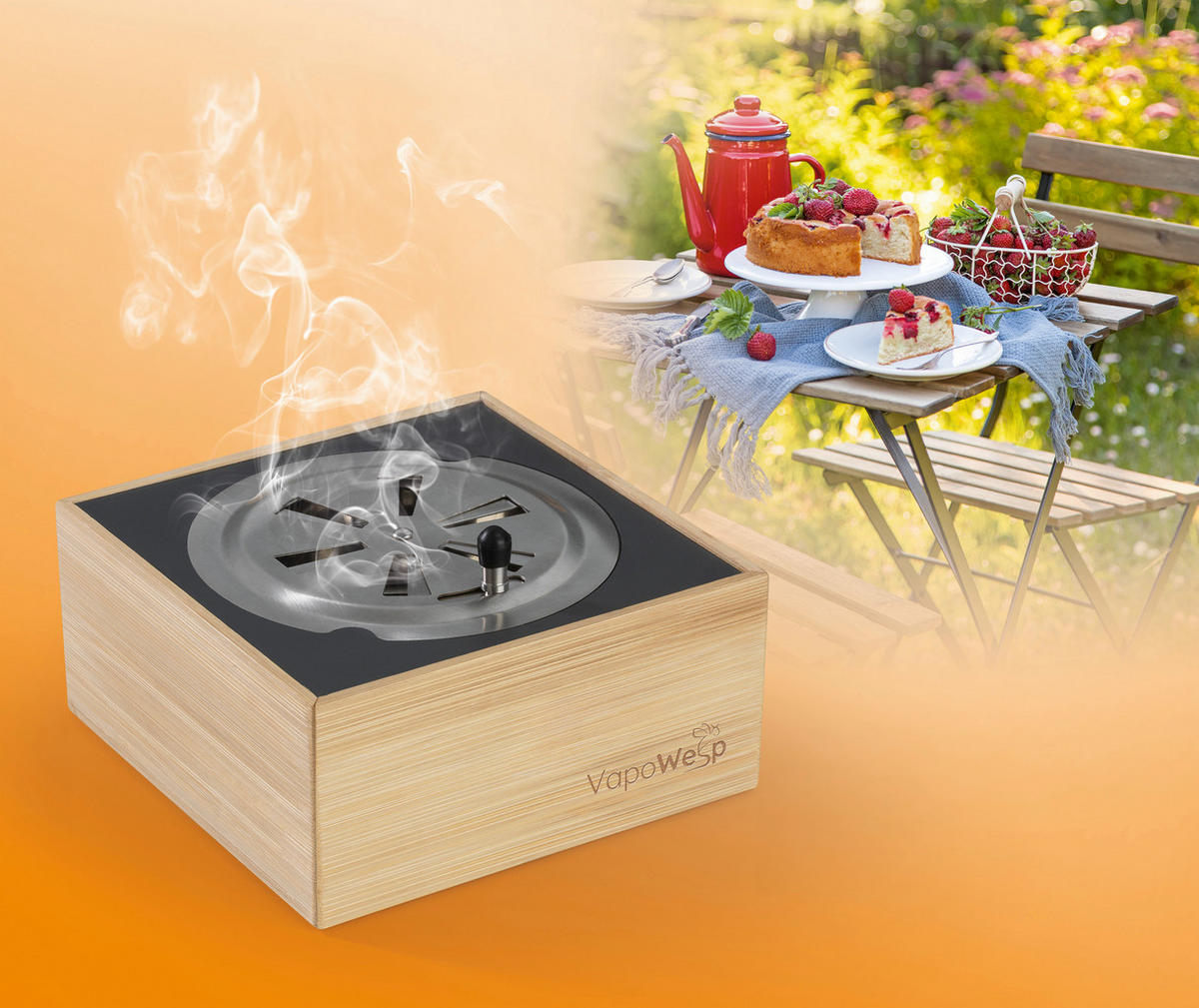 VapoWesp Räucherbox Bambus B/H/T: ca. 15x7x15 cm Räucherbox_VapoWesp - natur (15,00/7,00/15,00cm) - VapoWesp