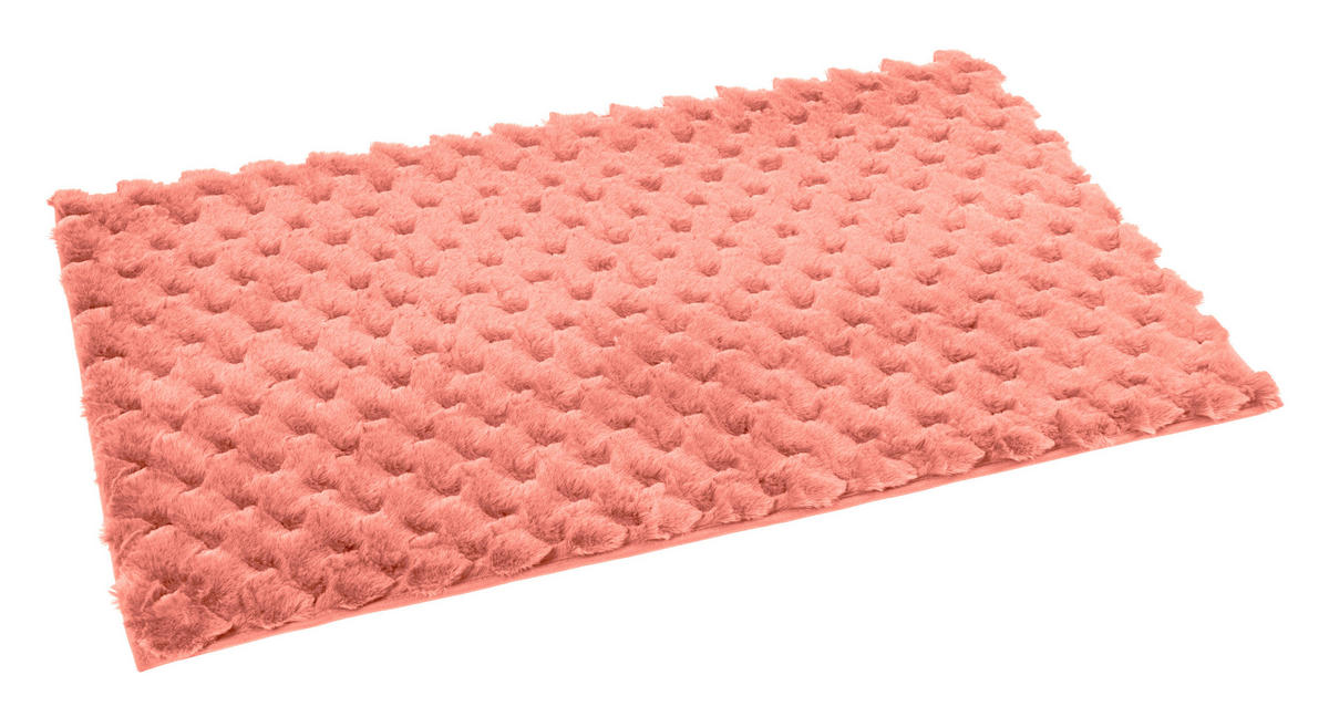 Badematte Wabe Wabe - koralle (100,00/60,00cm)