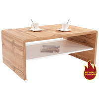 Couchtisch Cala Luna C4T02 Eiche Wotan Alpinweiß Nachbildung B/H/T: ca. 100x40x59 cm Cala Luna C4T02 - Eiche/Alpinweiß (100,00/40,00/59,00cm)