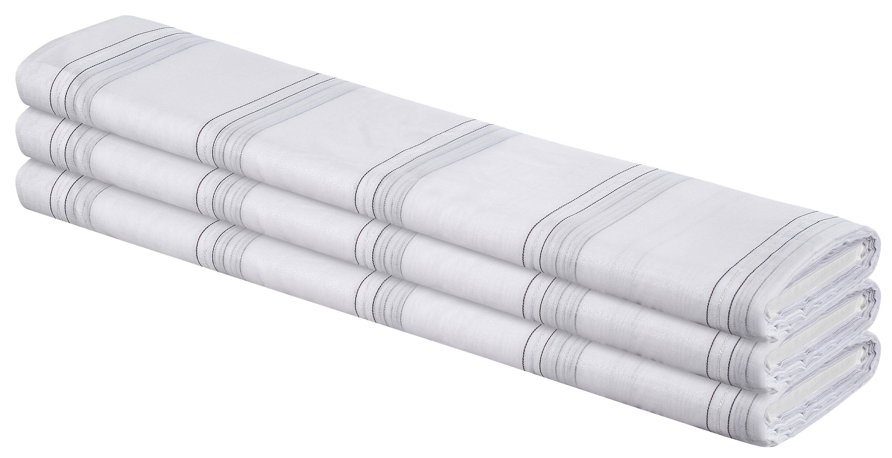 Store-Meterware Melek schwarz H: ca. 300 cm Melek - schwarz/silber (300,00cm)