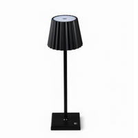 BERGNER LED-Tischleuchte schwarz B/H: ca. 11,6x38 cm CHARCOAL - schwarz (11,60/38,00cm) - BERGNER