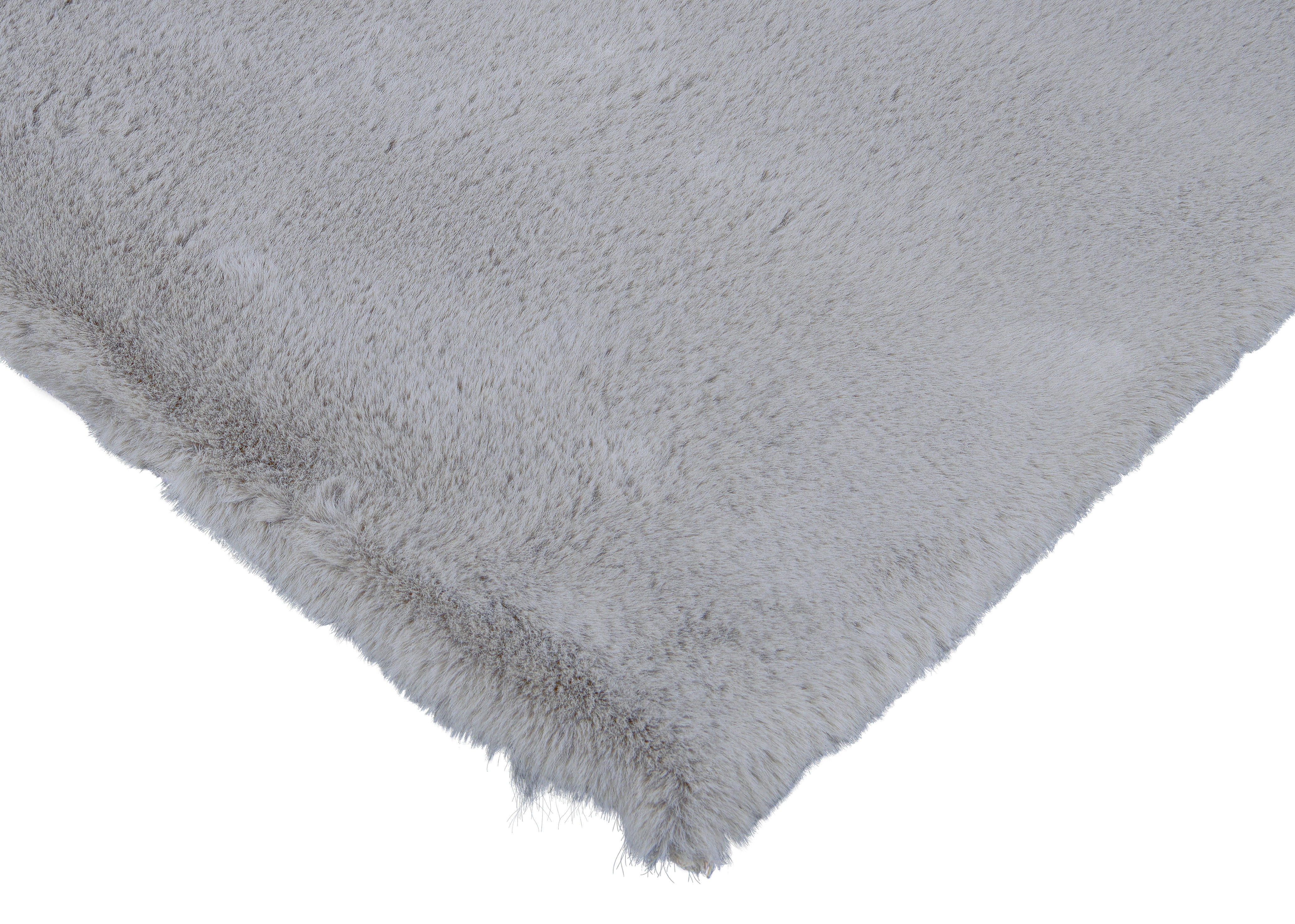 Fellimitat Moyo silber B/L: ca. 80x150 cm Moyo - silber (80,00/150,00cm)