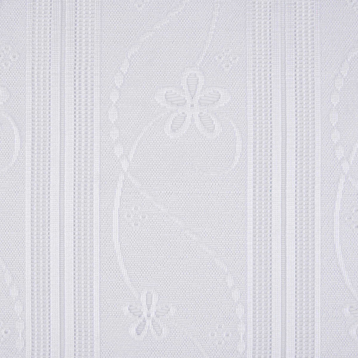 Scheibengardinen-Meterware weiß H: ca. 75 cm Scheibengardine - weiß (75,00cm)