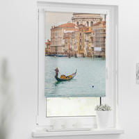 Verdunkelungsrollo Venedig Canal Grande blau B/L: ca. 80x150 cm Venedig Canal Grande - blau (80,00/150,00cm) - LICHTBLICK
