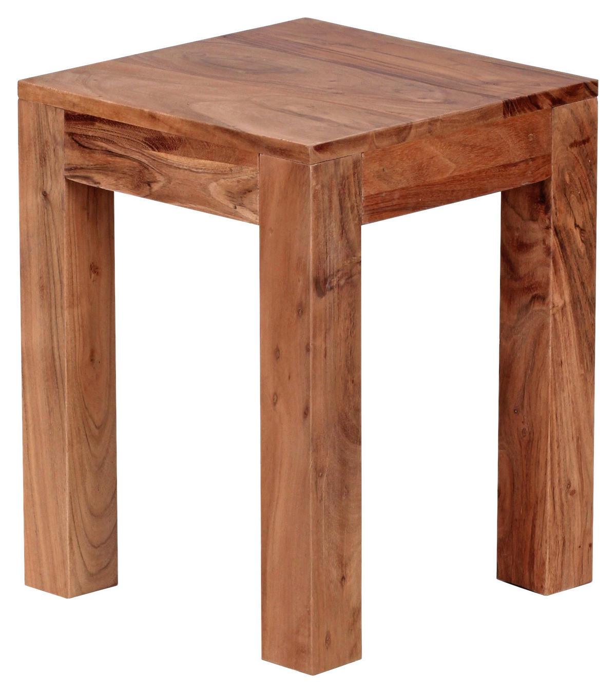Beistelltisch natur Akazie B/H/T: ca. 35x45x35 cm Beistelltisch - natur (35,00/45,00/35,00cm) - Wohnling