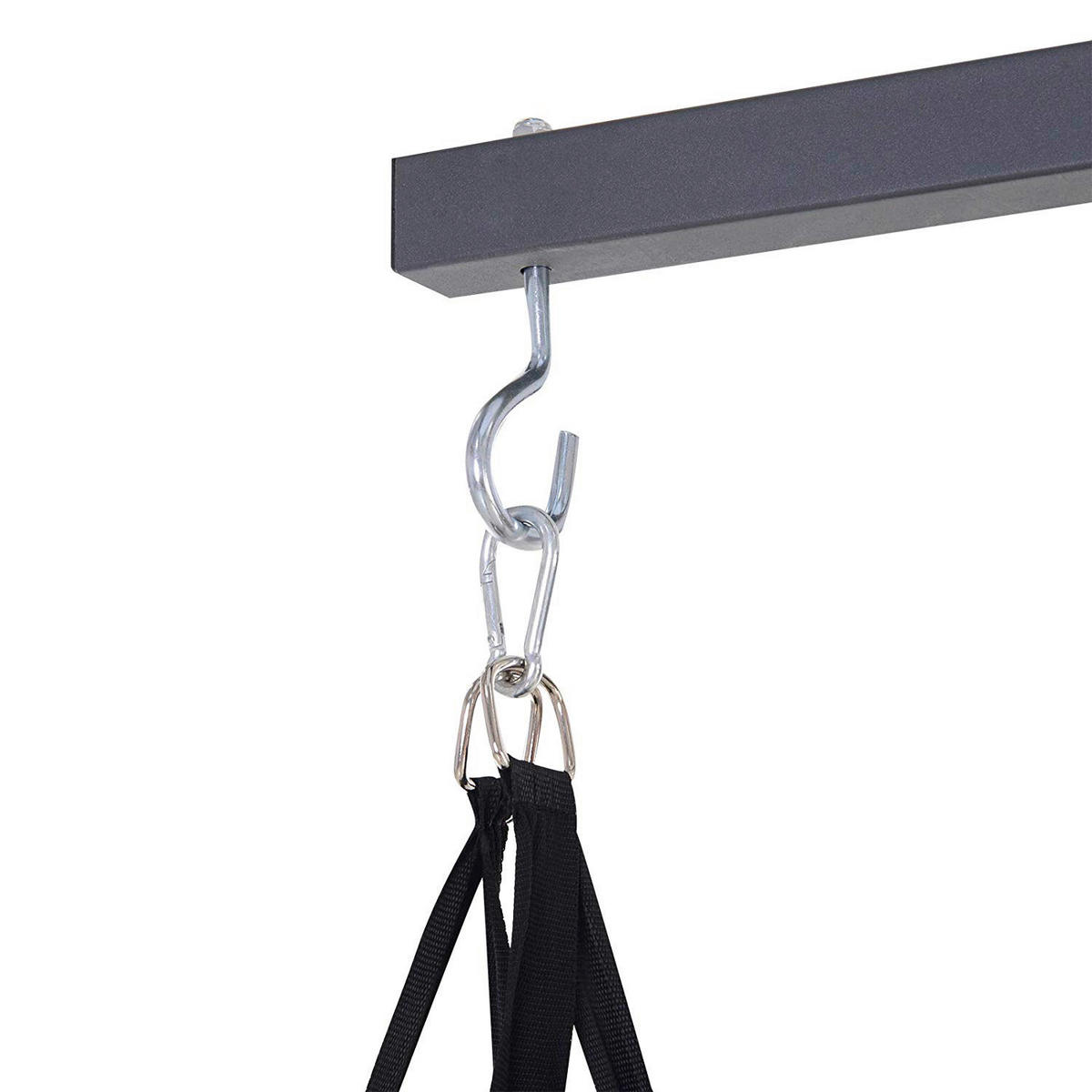 HOMCOM Boxsackständer schwarz Stahlrohr B/H/T: ca. 104x202x156 cm Boxsackständer - schwarz (104,00/202,00/156,00cm) - HOMCOM