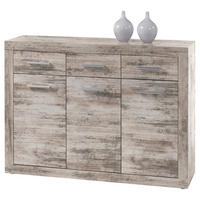 Kommode Lake 2 Eiche Antik Nachbildung B/H/T: ca. 117x88,5x36,5 cm Lake 2 - Eiche (117,00/88,50/36,50cm)