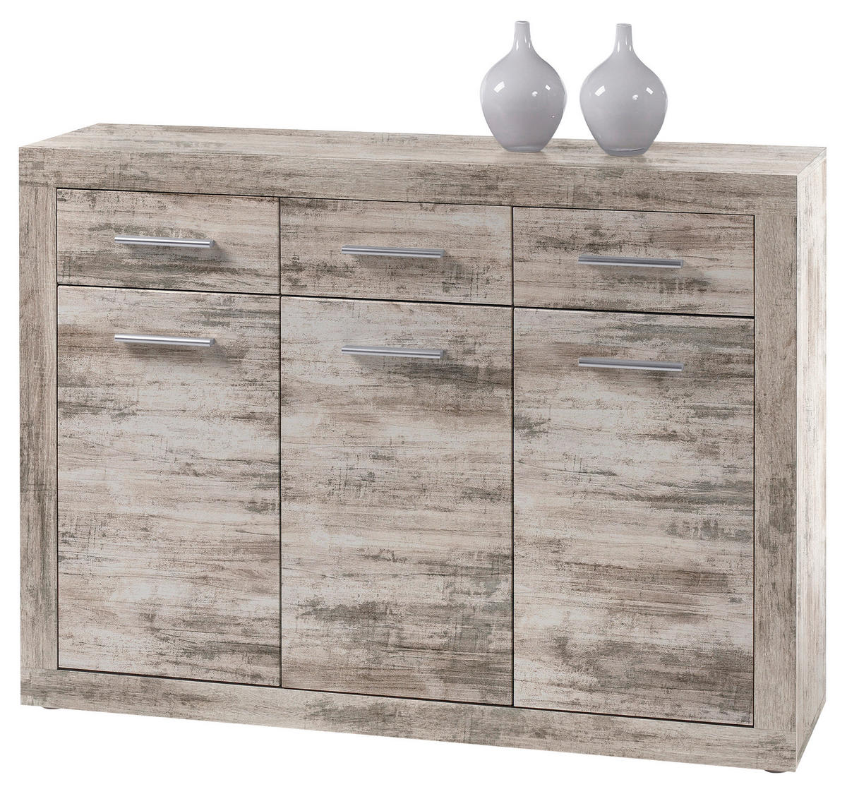 Kommode Lake 2 Eiche Antik Nachbildung B/H/T: ca. 117x88,5x36,5 cm Lake 2 - Eiche (117,00/88,50/36,50cm)