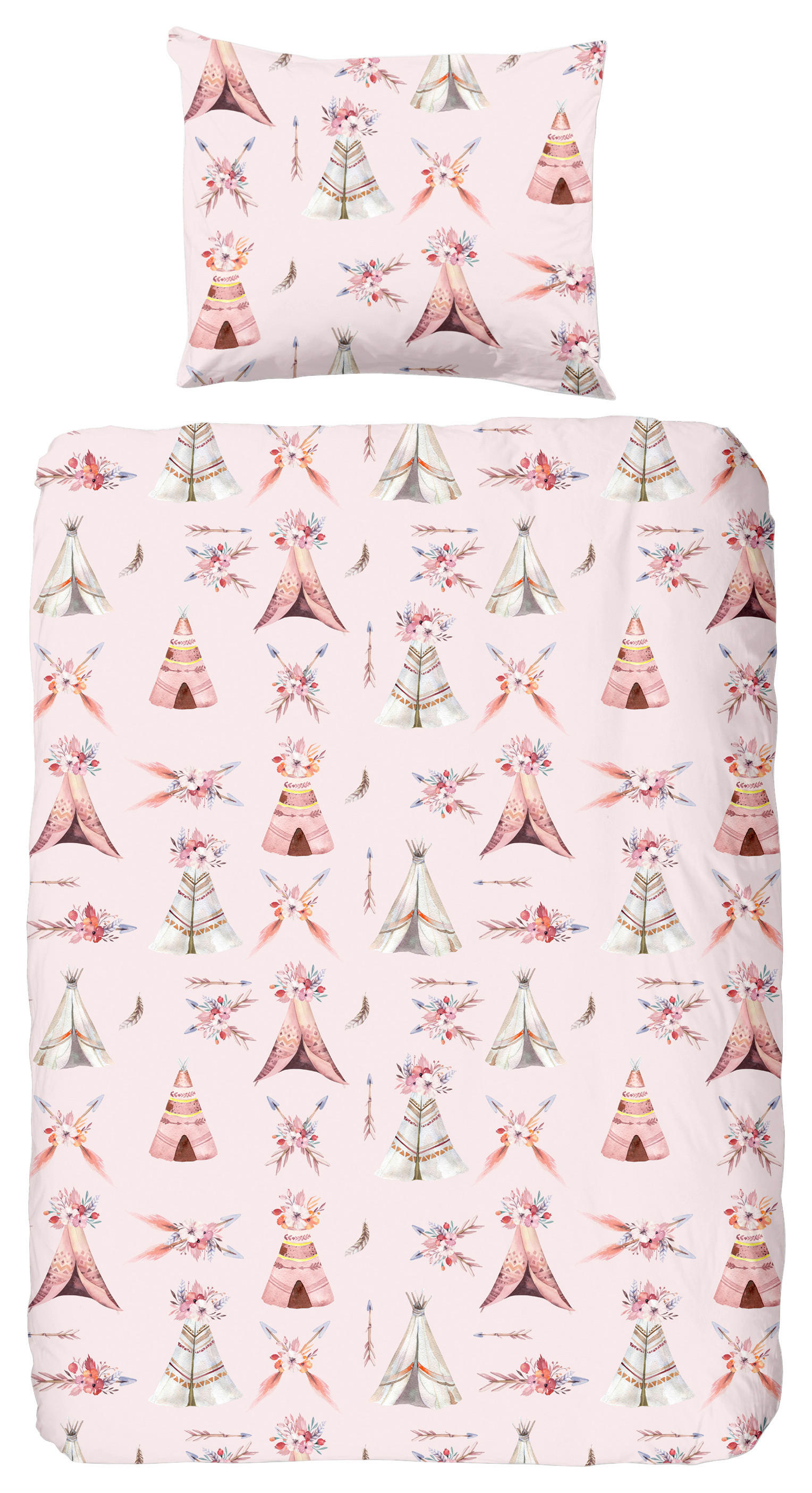 Bettwäsche Boho Multi Baumwolle B/L: ca. 120x150 cm Boho - Multi (120,00/150,00cm) - Good Morning