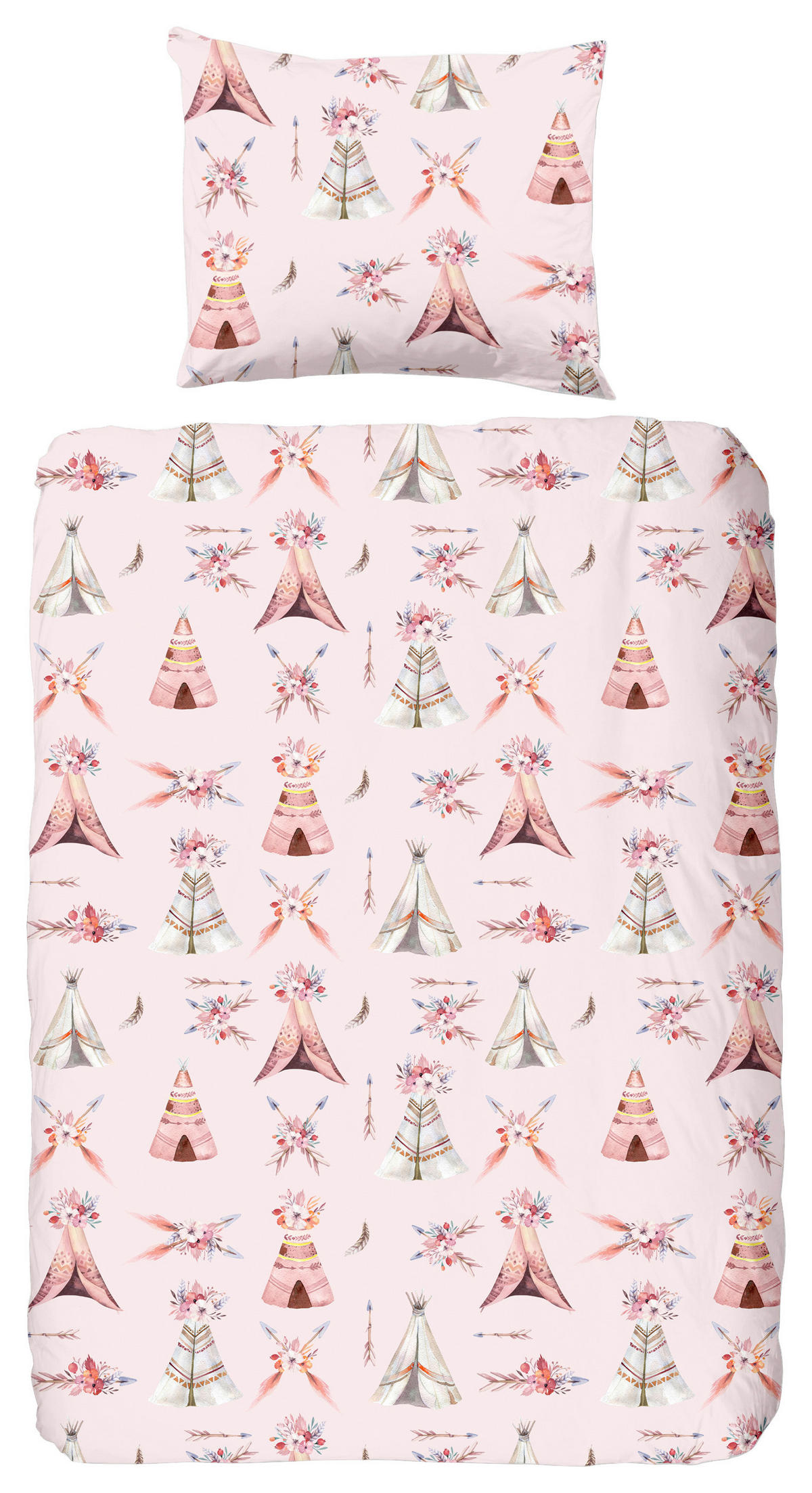 Bettwäsche Boho Multi Baumwolle B/L: ca. 120x150 cm Boho - Multi (120,00/150,00cm) - Good Morning