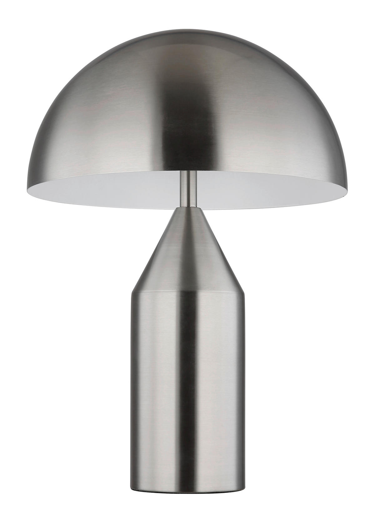 GLOBO Tischleuchte Atoma 21030N nickel weiß Metall H: ca. 39 cm E27 2 Brennstellen Atoma - nickel/weiß (39,00cm) - GLOBO