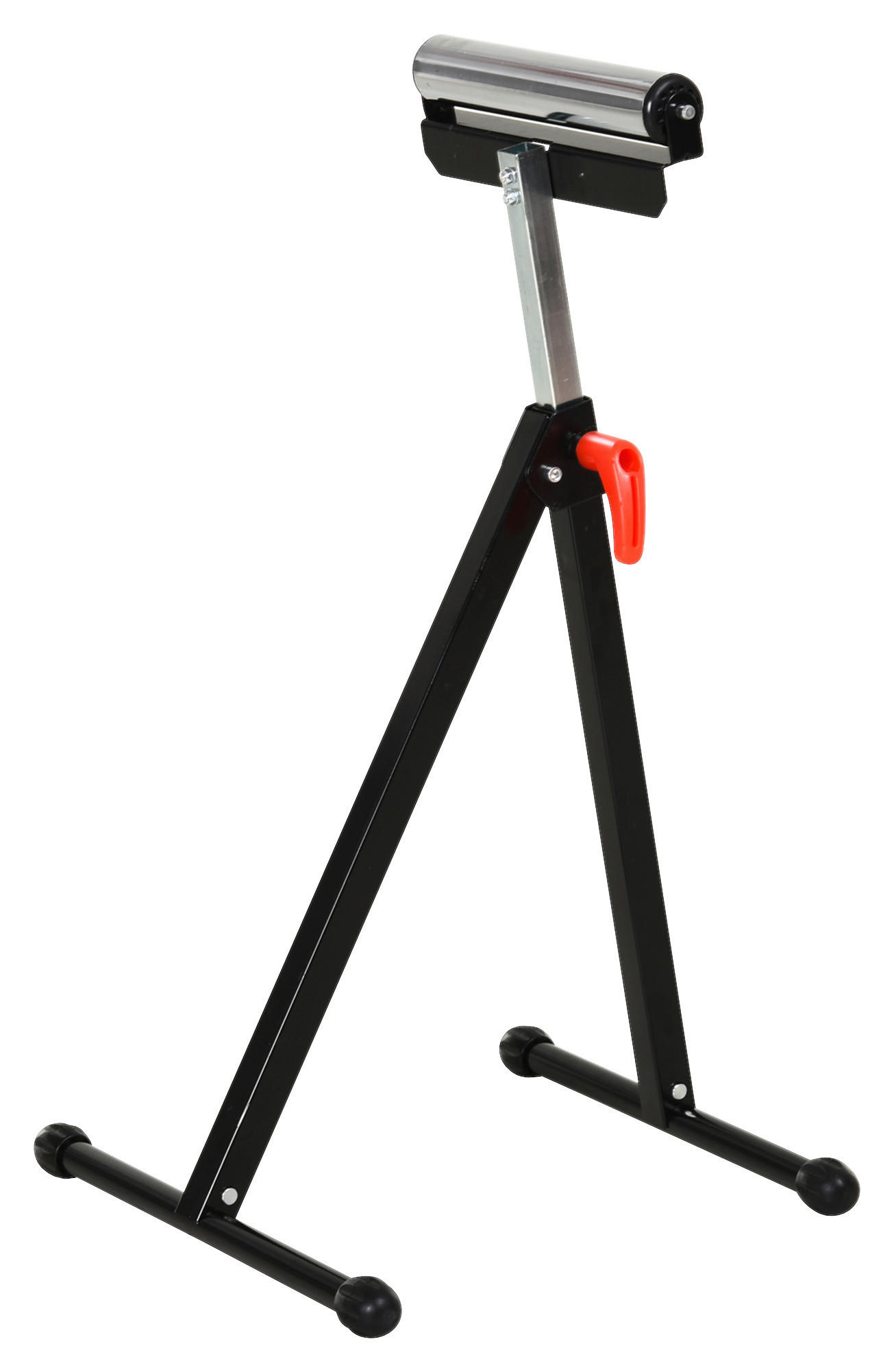 HOMCOM Rollenbock verstellbar B/H/L: ca. 50x110x44 cm Rollenbock E30-001 - schwarz/silber (44,00/50,00/110,00cm) - HOMCOM