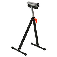 HOMCOM Rollenbock verstellbar B/H/L: ca. 50x110x44 cm Rollenbock E30-001 - schwarz/silber (44,00/50,00/110,00cm) - HOMCOM