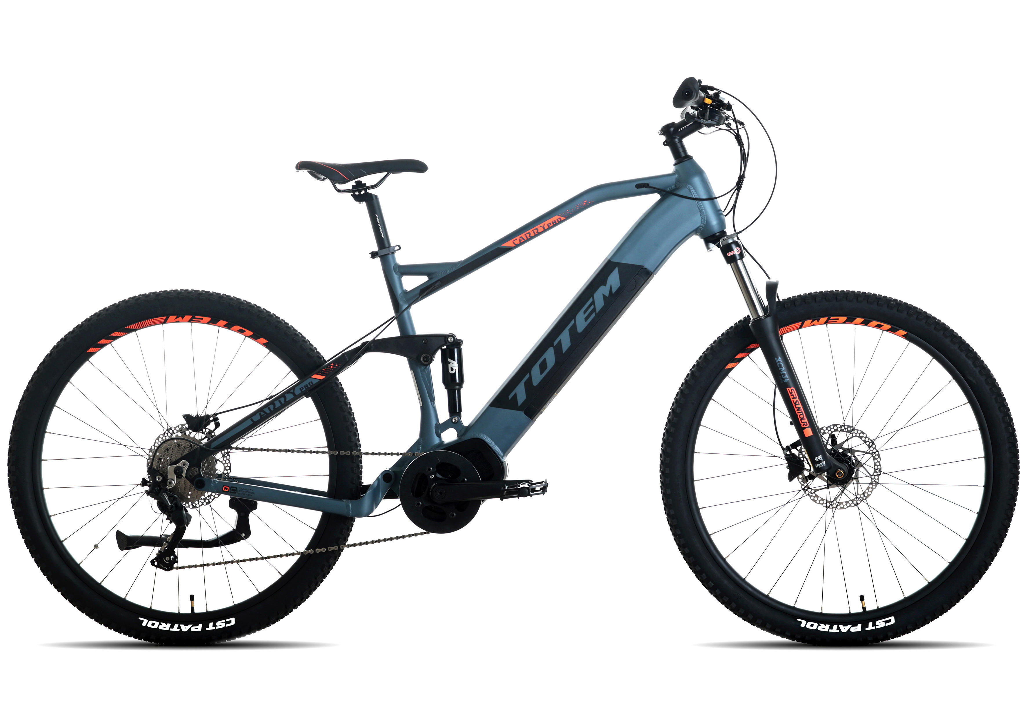 TOTEM Mountain E-Bike Carry Pro 322E 29 Zoll Rahmenhöhe 51 cm 10 Gänge blau blau ca. 250 W ca. 36 V ca. 29 Zoll