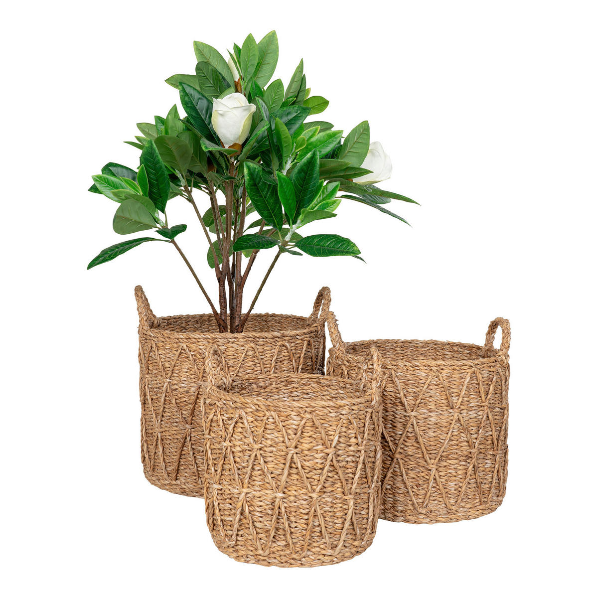 Aufbewahrungskorb 3er Set Krabi Krabi - natur
