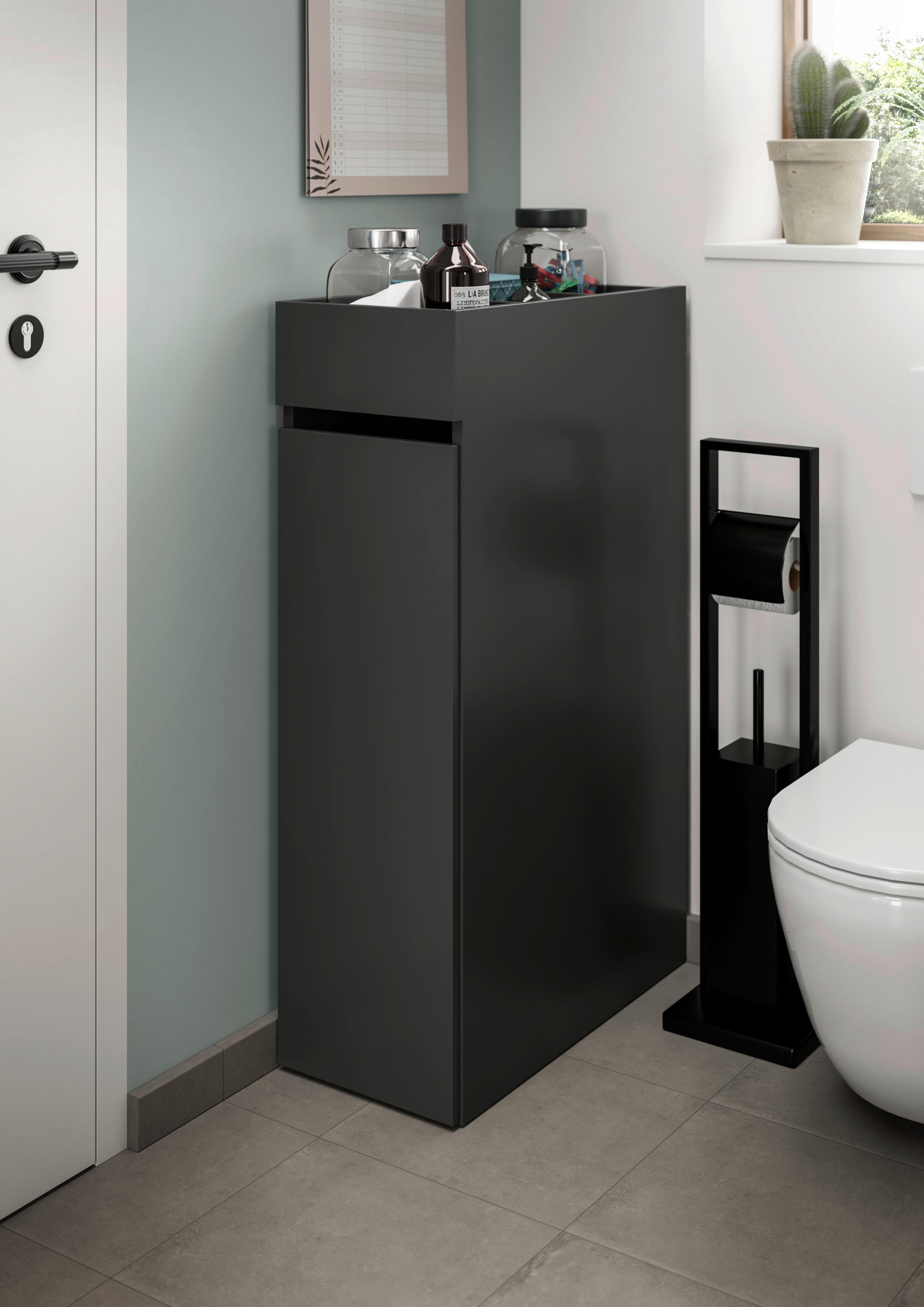 Anstellregal Free anthrazit B/H/T: ca. 29x101x60 cm Free - anthrazit (29,00/101,00/60,00cm) - xonox.home
