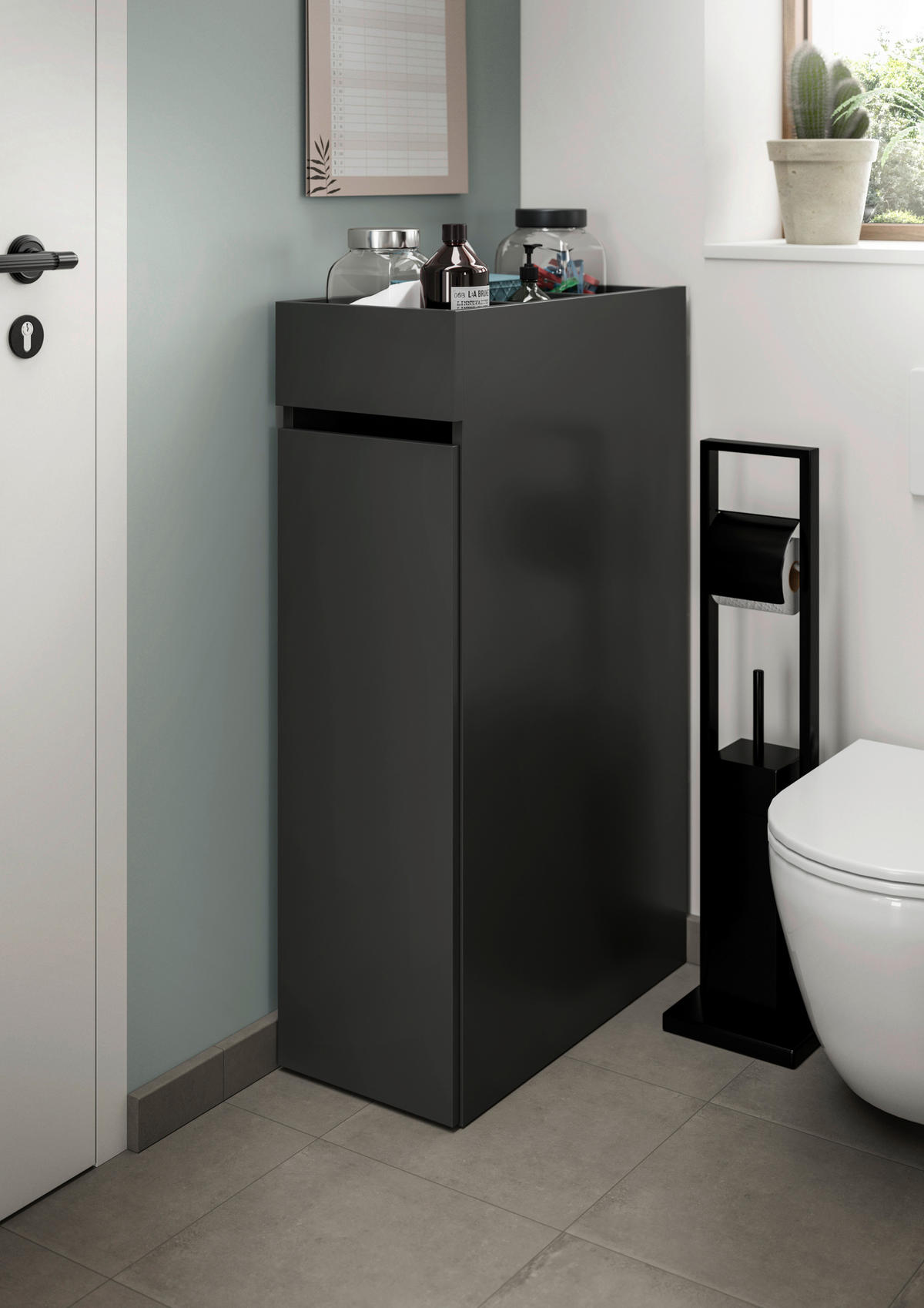 Anstellregal Free anthrazit B/H/T: ca. 29x101x60 cm Free - anthrazit (29,00/101,00/60,00cm) - xonox.home